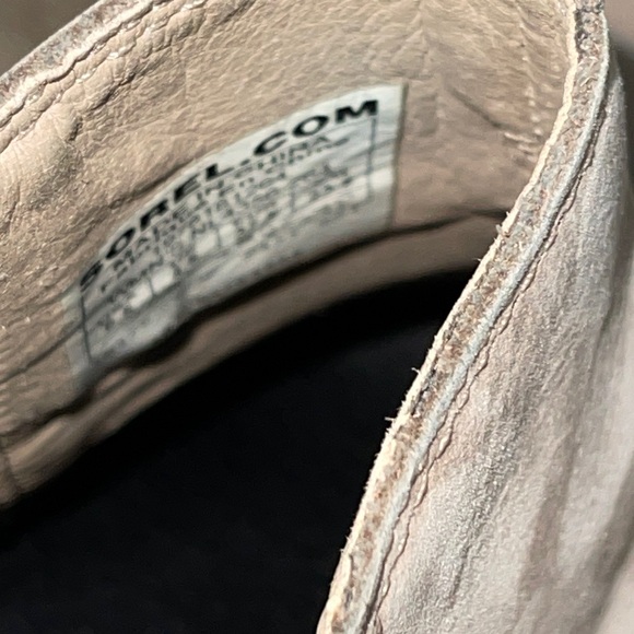 Sorel Joan Uptown Chelsea Women’s 6.5 Suede Leather Wedge Tan Ankle Boot - Picture 8 of 8